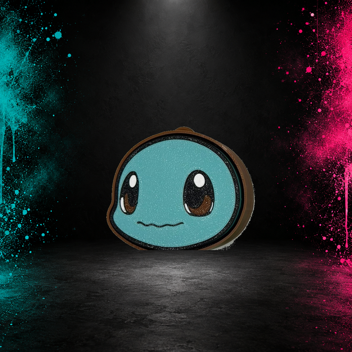 Blue Squirtle clicky clack keychain